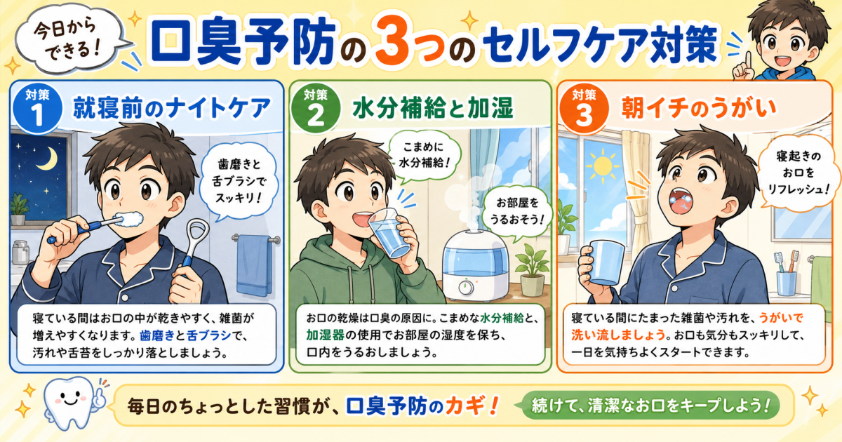 朝起きたら口がネバネバする主な原因とは?